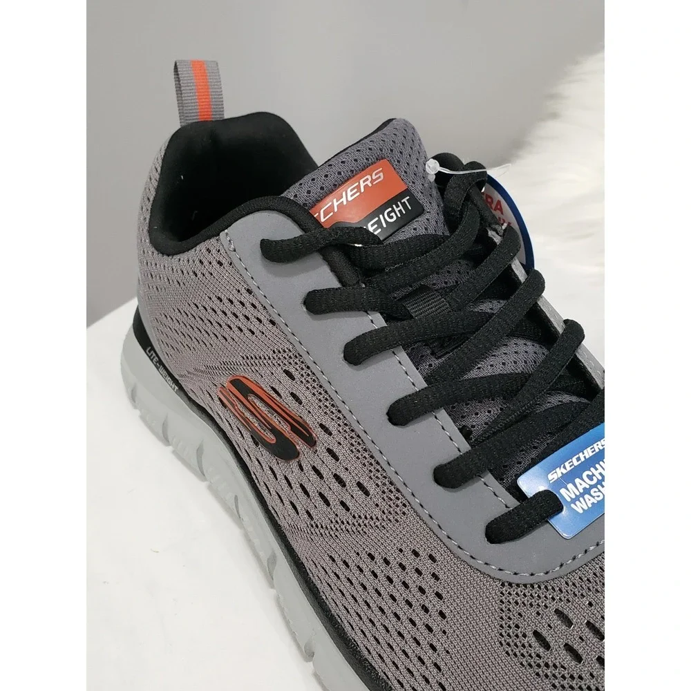 NEW NO BOX SIZE 8.5 Skechers Lace Up Shoe For Men Track Leshur athletic sneakers
